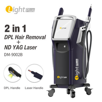 2 in 1 OPT SHR IPL Yag Lazer Pigman Kaldırma Cilt Yenilenme Saç Kaldırma Güzellik Makinesi