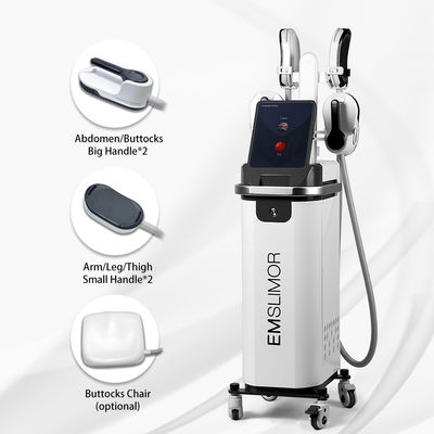 4 Kullanım Kas İstilacı olmayan Ems Kas Stimülatörü Yağ oluşturur Gevşeme Rf Vücut Heykel Emslim Selülit Azaltma Makinesi